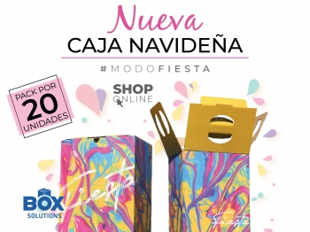 Caja Navideña "Fiesta"- 27x17,5x32,5 cm